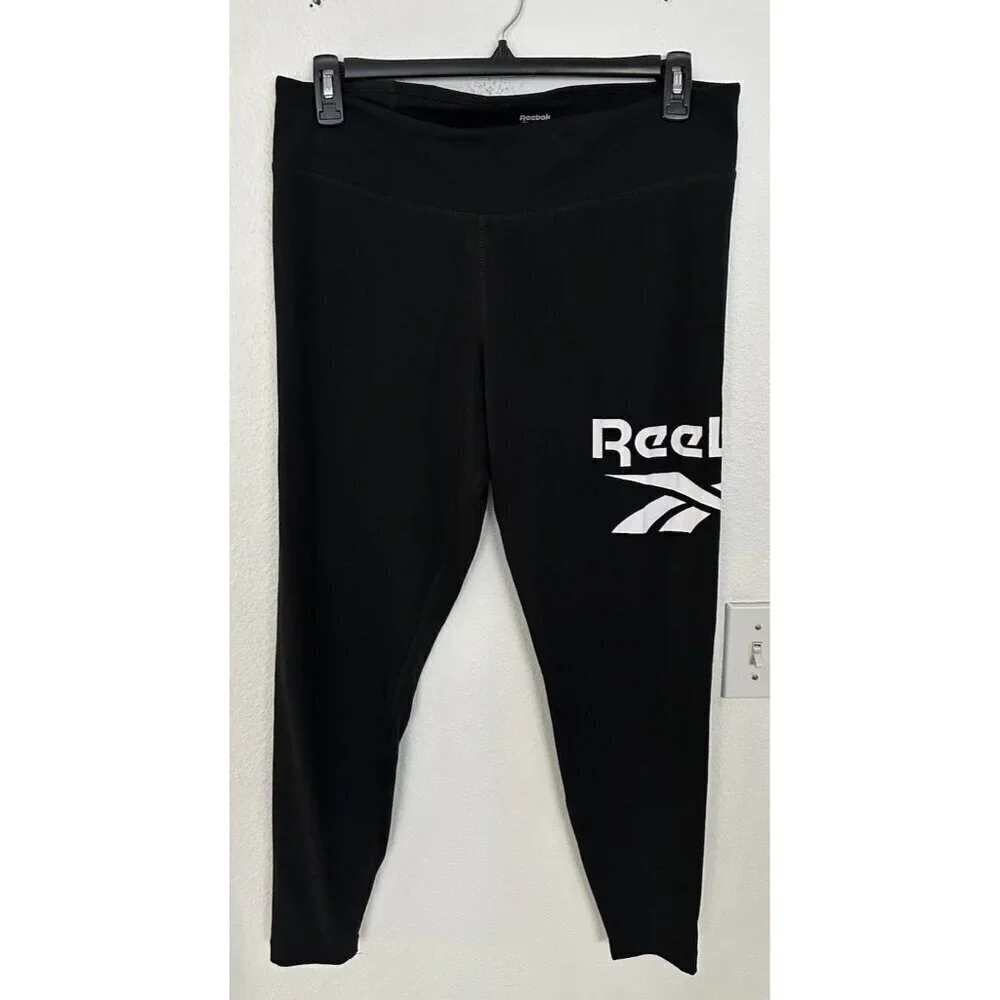 Reebok Women’s RI BL Cotton Le Tight  Black Size 2X Legging New